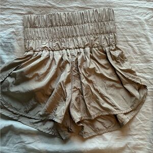 FP Movement by Free People High-Waisted Tan Shorts
